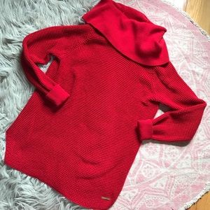 Michael by Michael Kors Red Knit Sweater